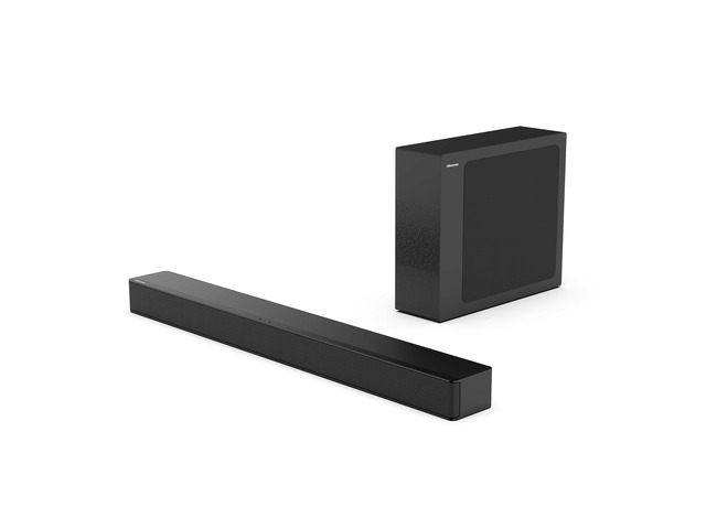 HS2100 2.1ch Soundbar with Wireless Subwoofer, Dolby Audio, DTS Virtual:X, HDMI ARC, Bluetooth 5.3, Remote Control, 6 EQ Modes
