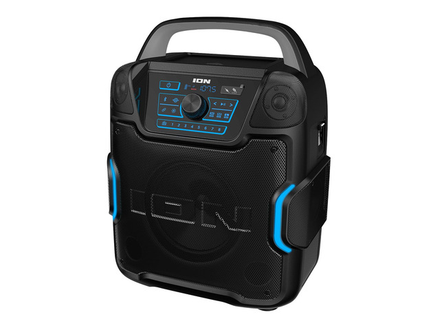 Sport 320 200W Bluetooth Outdoor Speaker with Wheels 320 Degree Sound, Water-Resistant, Rechargeable Battery, USB Charging, Stereo Linking, Bass...