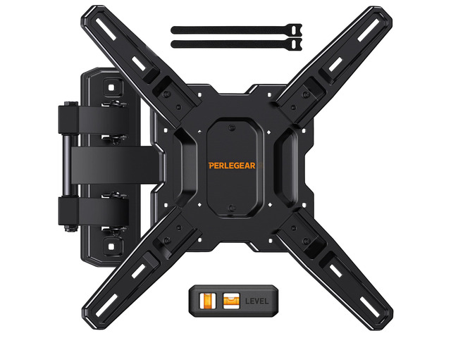 Full Motion TV Mount for 2665 inch TVs up to 82 lbs Swivel Articulating Corner TV Wall mount with Tool-Free, Single Stud Wall Mount TV bracket, Max...