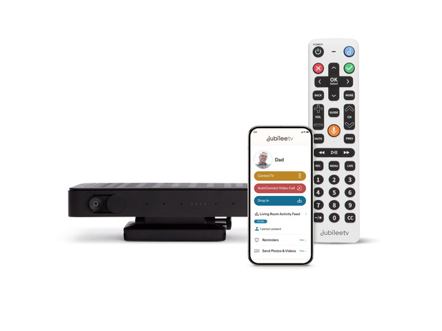 JubileeTV Remote Care System for Seniors Stay Connected Through Their TV Control TV Remotely from Your Phone Video Calls, Reminders & Monitoring...