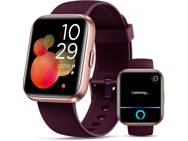 Smart Watches for Women, Smart Watch for Android Phones & iPhone, Fitness Watches for Women with Alexa, Call & Notification Alerts, Tracks Heart...