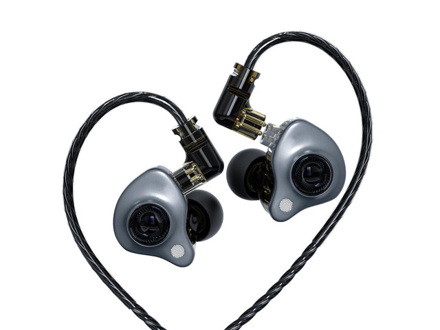 in Ear Monitor Headphones Without Mic, 3.5mm,Gray,10mm Driver 10mm Dynamic Driver,Detachable 4N OFC Cable,HiFi IEM Earphones for Gaming and Gift...