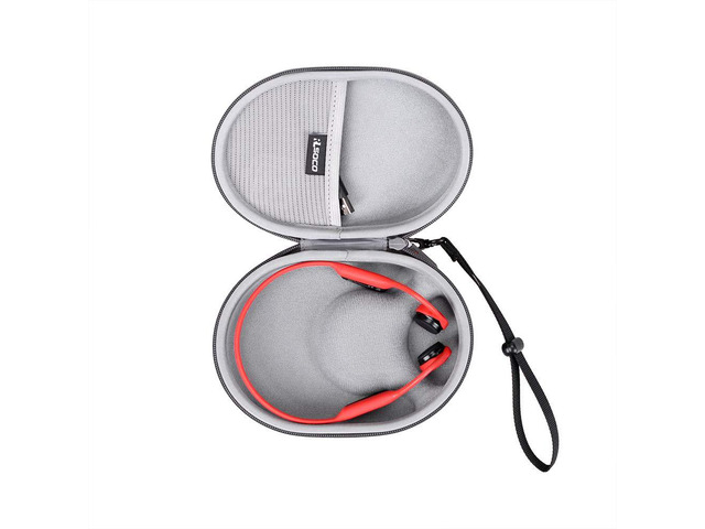 Case for SHOKZ OpenRunPro/OpenRun/OpenMove/OpenSwimPro Headphones External Dimensions: 6.6×4.8×2.2 in Note: The Bag is NOT fit for Shokz Mini...