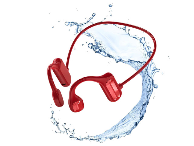 Bone Conduction Headphones - 2024 New Waterproof Bone Conduction Head Phones with Mic