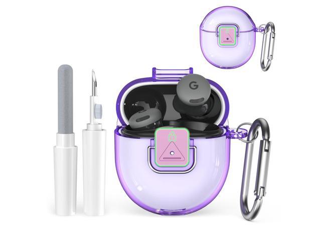 [Safety Lock] Compatible with Google Pixel Buds 2A Case, TPU Anti-Yellowing Shockproof Protective Cover for Google Pixel Buds 2A 2025, Includes...