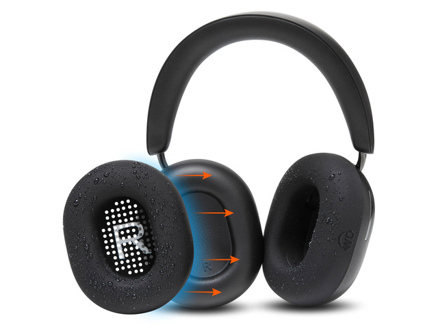 SweatZ Ace - Patented Earpad Sweat Covers for Sonos Ace Headphones Made by Wicked Cushions Made with Premium Silicone, Sweatproof & Easily...