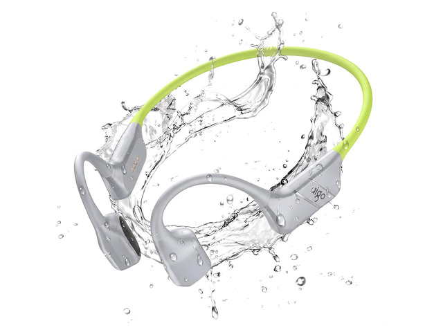 Bone Conduction Headphones for Swimming, GS08MAX Open-Ear Headphones Hybrid Bone Air Conduction Earbuds IP68 Waterproof with 32GB MP3, Bluetooth...