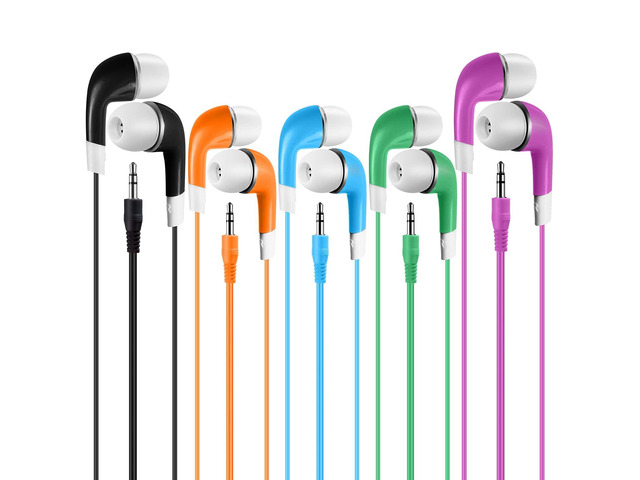 Earbuds Bulk for Kids Students School Classroom 30 Pack, Wholesale Disposable Earphones Headphones for Computers Chromebook iPad PC Android Phone,...