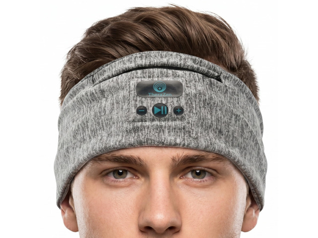 Adjustable Wireless Comfort Headband - Bluetooth Headphones Headband for Exercise, Sleep, Travel, and Relaxation