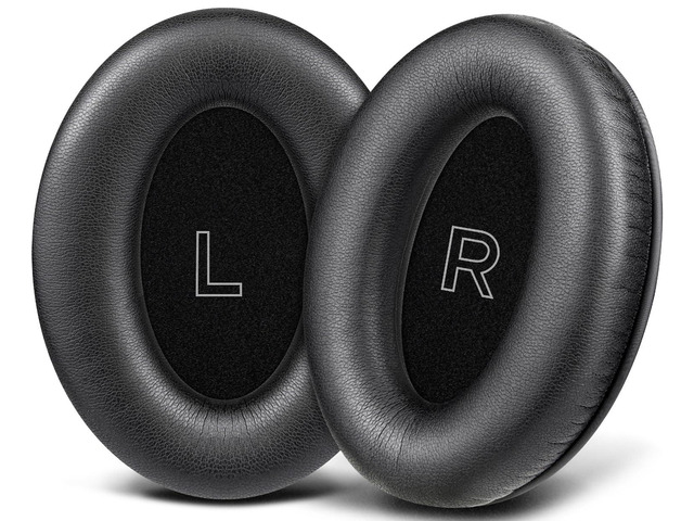 Replacement Ear Pads for Bose A30 Aviation Headset, Earpads Cushions with Soft Protein Leather, High-Density Noise Isolation Foam - Black