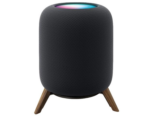 Wood Desktop Tripod Stand Wooden Holder for HomePod 1 and Home pod 2 Real Sturdy Stable Wooden Holder With Metal Frame Protect Homepod Home pod...