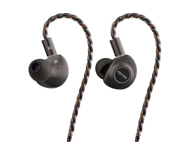 Kefine Delci IEMs, Sinngle 10mm Dynamic Driver in-Ear Monitors, 1DD DLC + PU Diaphgram in-Ear Earphones with Detachable 0.78mm 2pin Cable(3.5mm)
