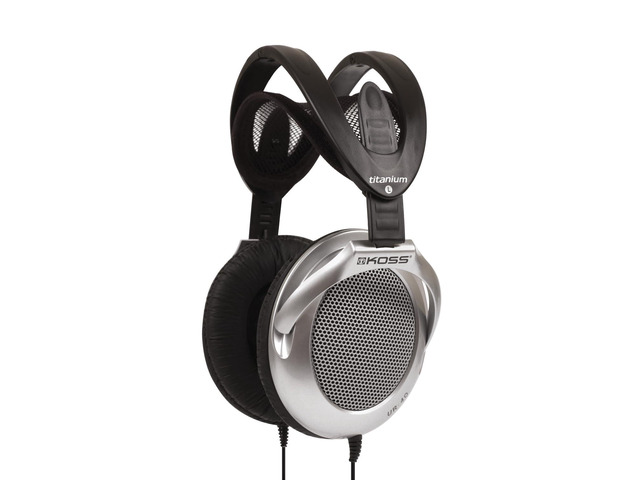 UR40 Collapsible Over-Ear Headphones, Silver, Retro Style, Wired Plug