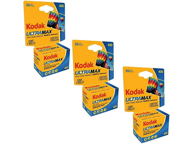 Ultramax 400 Color Print Film 36 Exp. 35mm DX 400 135-36 (108 Pics) (Pack of 3), Basic