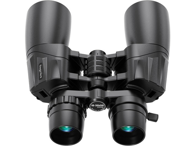 10-30x50 Zoom Binoculars for Adults, High Powered Military Binoculars for Bird Watching Traveling Hunting Concerts with Large View,BAK4,FMC...