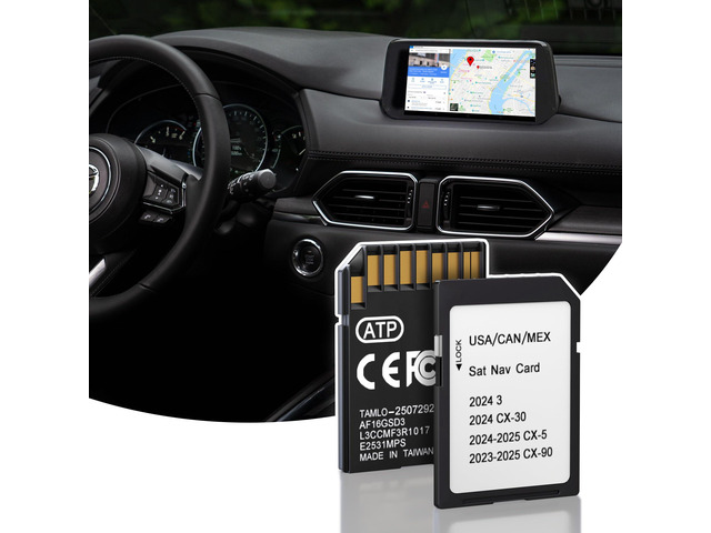 2026 Latest Navigation SD Card for Mazda CX-5 - KMV666EZ1C, GPS Maps Navigation SD Card Compatible with Mazda CX5 2024-2025, CX30 2024, CX90...
