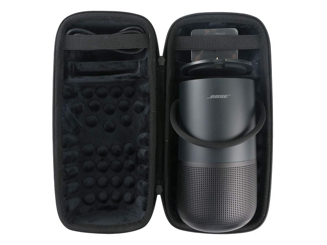 Hard Carrying Case for Bose Smart/Home Speaker Triple Black Durable Protective Material, Organized Daily Storage, Travel-Ready Portable Storage,...