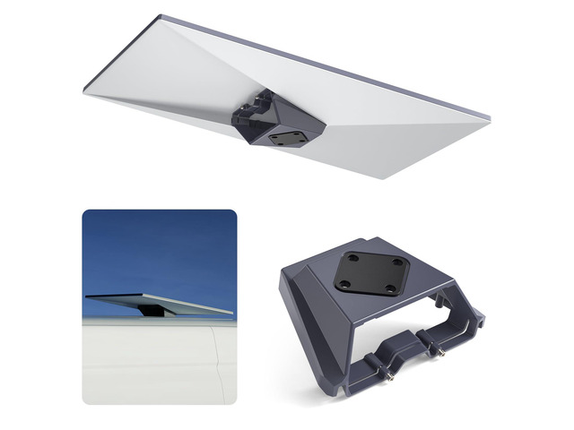 Starlink Gen 3 Mount, Heavy-Duty Aluminum Roof Mount for Starlink Standard Flat Dishy, Weatherproof Mobility Bracket for RV, Boat, and Vehicle Roof...