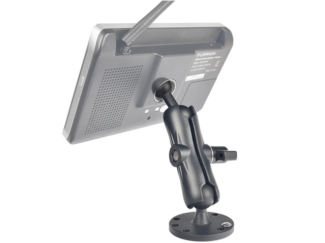 for Furrion 5 & 7 Camera Monitor Mount, Aluminum Alloy Adjustable Ball Joint Bracket with Fixed Screw Base for RV Backup Systems