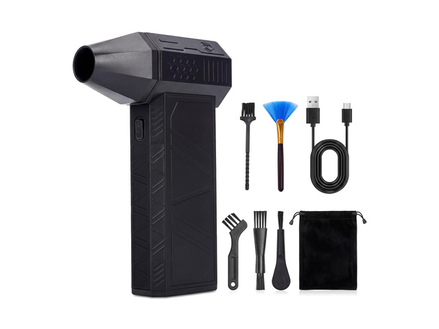 Turbo Fan for Car, Handheld Blower 130000 RPM, Air Duster for Car Detailing Portable high-speed blower for computer keyboard cleaning, camera...