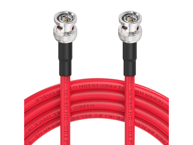 6G/12G SDI Cable 50ft Belden 1694A BNC Cable 75 Ohm for 4K Camera Support 1080p 3G-SDI/6G-SDI/4K/8K Video Camera Recoder,Precision BNC Digital...