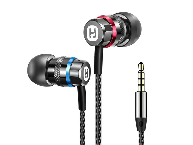 A2 3.5mm Wired Earbuds No Mic, in-Ear Headphones with 9.2mm Dynamic Driver, Hi-Fi Sound, Aluminum Alloy Shell, Noise-Isolating Earphones for MP3...