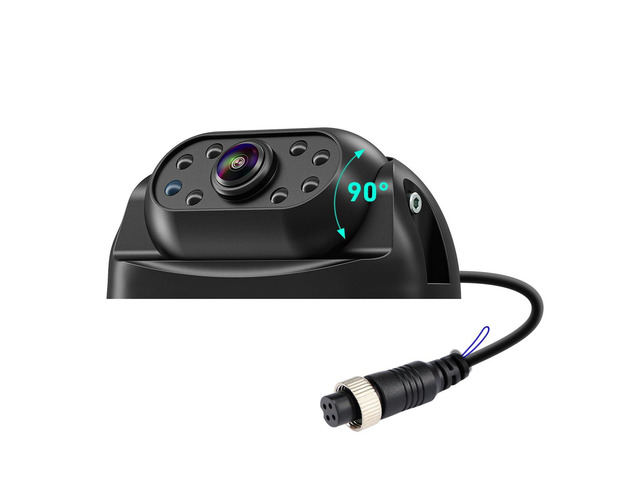 1080P Wired RV Backup Camera with Magnetic Mount, IP68 Waterproof Rear View Camera for Truck Pickup Trailer, Night Vision, Heavy-Duty Metal Housing