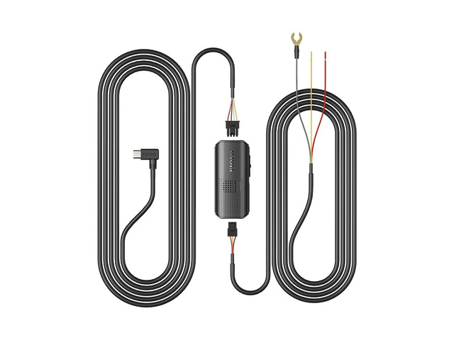 Type-C HK6 Acc Hardwire Cable for A329S Series/A119M Pro Dash Cam Support Hybrid Parking Mode, Automatic Voltage Display, Low Power Consumption,...