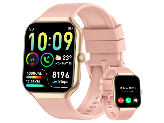 Smart Watch for Men Women Answer/Make Calls, 1.96' HD Fitness Watch with Heart Rate Monitor Sleep Monitor, 113+ Sports Activity Trackers with Step...