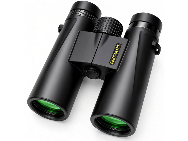 12x42 Binoculars for Adults, HD BAK4 Prism for Bird Watching High Powered Large Eyepiece, Lightweight Design for Travel, Hunting, Camping and...