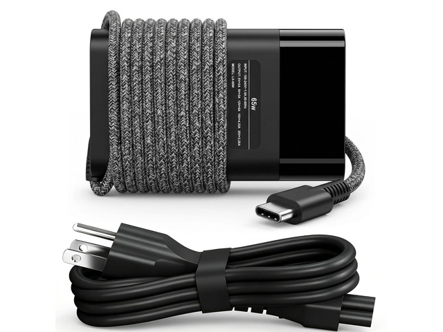 65W OmniBook Charger USB C AI PC Power Adapter Compatible with HP OmniBook 7 / 7 Flip / 7 Aero, Compatible with HP OmniBook 5 / 5 Flip, Type C...
