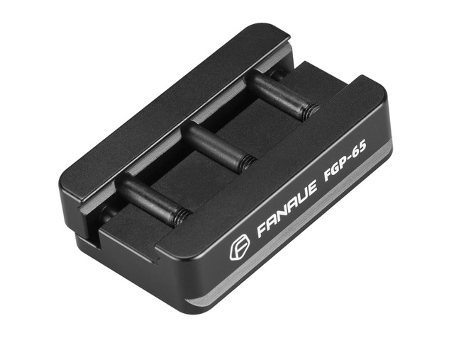 FGP-65 Picatinny Arca-Swiss Compatible Rail Plate with Anti-Slip Slot, CNC Machined Aluminum,Tripod Dovetail Adapter Mount