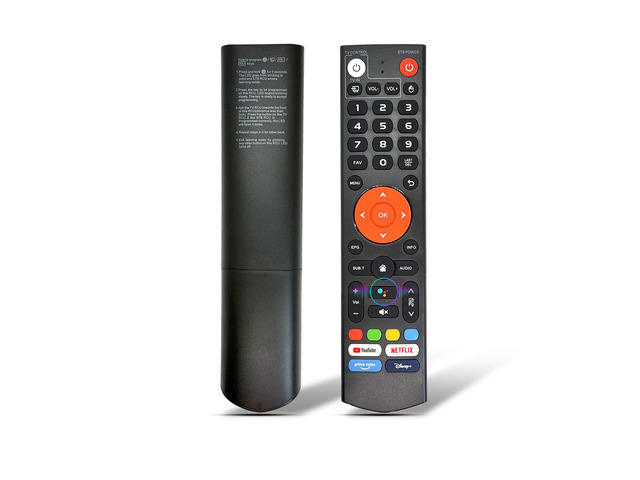 New V3 Plus Voice Remote Control Replacement - Compatible with vSeeBox V3 Pro and V3 Plus, Smart Bluetooth Voice Remote for vSeeBox TV Box