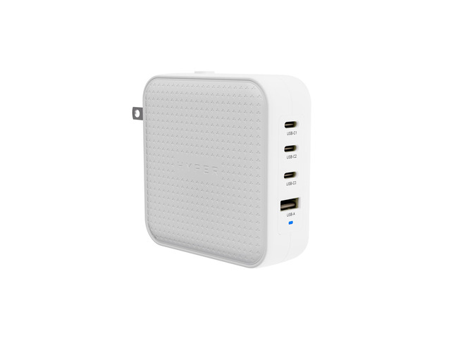 Juice 100W GaN Safety Tested Travel Charger - Quad-Port GaN Charger for iPhone, iPad, MacBook, Smartphone, & Laptop - Compact Type C Charger Fast...