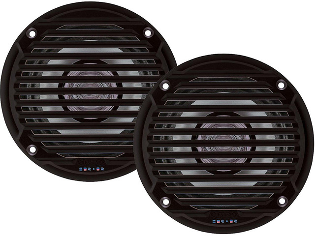 MS5006BR Black 5.25' Dual Cone Waterproof Speakers