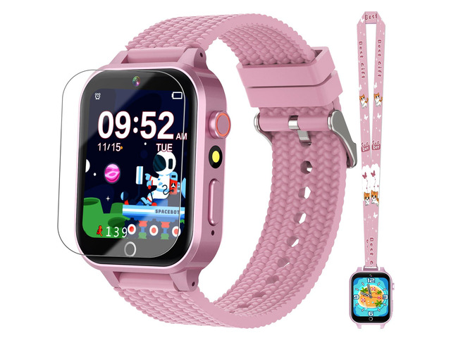 Kids Smart Watch for Girls Age 5-12, Kids Watch with 26 Games, Camera Music Player Pedometer Habit Tracking HD Touchscreen Flashlight Smart Watch...