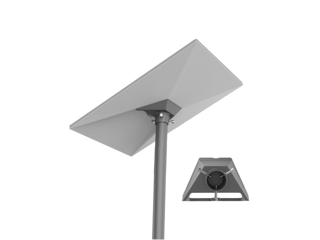 Starlink Gen 3/4X Pipe Adapter Mount, Fits 1.1-2.1' Poles Anodized Aluminum, Weather-Resistant, Rust-Proof Bolts, Quick Install, for Roof & RV