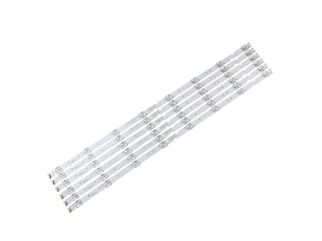 6 Pieces LED Backlight Strips for TCL 65'' TV JL. D65081330-365AS-M_V03 65D6 65S421 65S423 65S425 65HR330M08A1