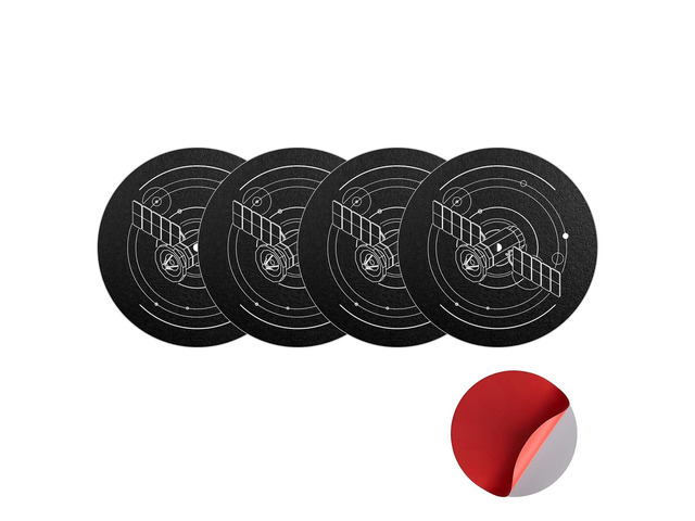 Starlink Mini/ Gen 3 Magnetic Mount Plates, 3.54' Adhesive Metal Plates, Expanded Surface Area Pads for Non-Magnetic Car, RV, Truck Aluminum Roofs,...