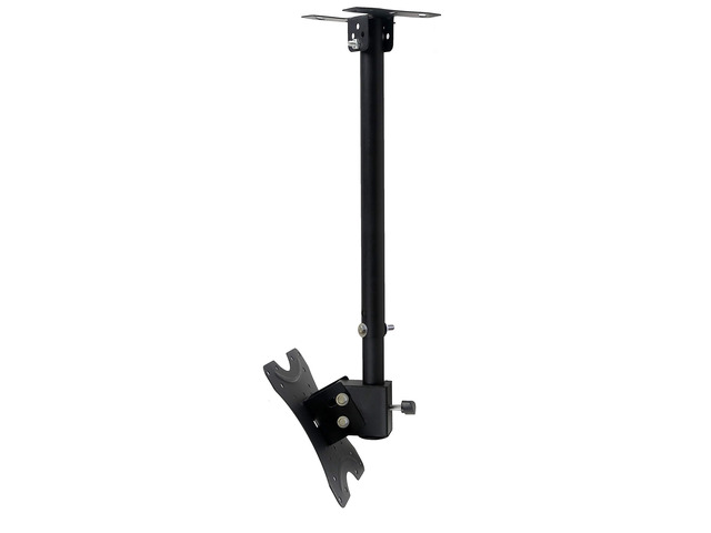 Adjustable Ceiling TV Mount Bracket Fits Most 14-42' LCD LED Plasma Monitor Flat Panel Screen Displays Tilt / 360°Swivel
