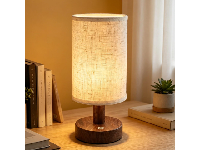 Rechargeable Cordless Table Lamp 4000mAh Battery Bedside Lamp, Mini Touch Control Dimmable LED Light with 3 Color Modes, Portable Night Light for...