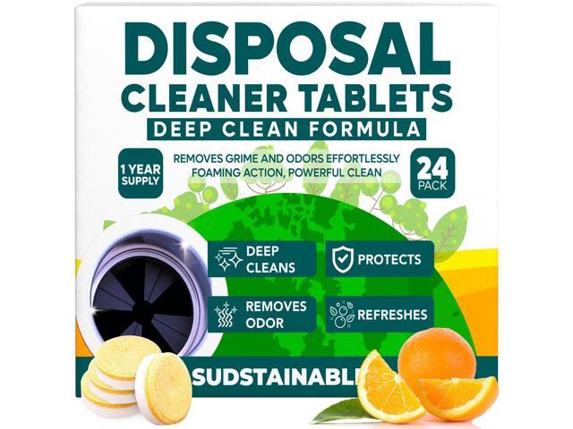 Garbage Disposal Cleaner Tablets 24-Pack - Sink Cleaner and Deodorizer, Disposal Cleaner and Deodorizer, Garbage Disposal Cleaner and Deodorizer...