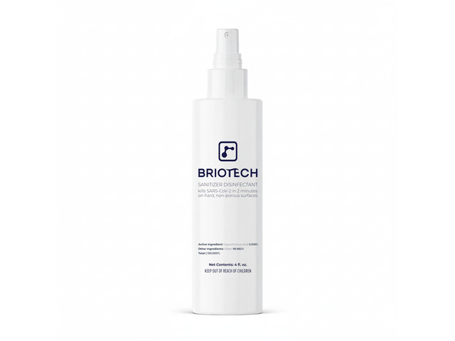 BRIOTECH Sanitizer Disinfectant Hypochlorous Spray, Nursery, 4 fl oz