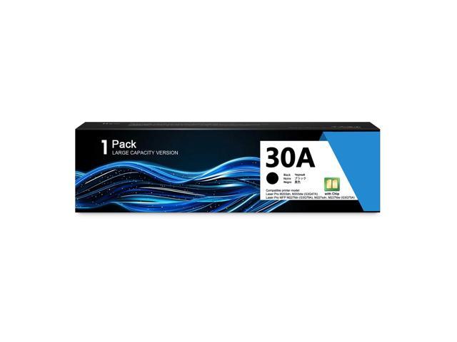 30A Black Toner Cartridge CF230A (with Chip) Compatible Replacement for HP 30A Toner Cartridge 30X CF230X Works with Laser Pro M203dn M203dw Laser...