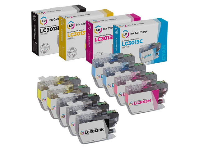 Products Compatible LC3013 Ink Cartridges Replacement for Brother LC3013 BK/C/M/Y MFC-J491DW MFC-J497DW MFC-J690DW MFC-J895DW Printers (HY, 9-Set)