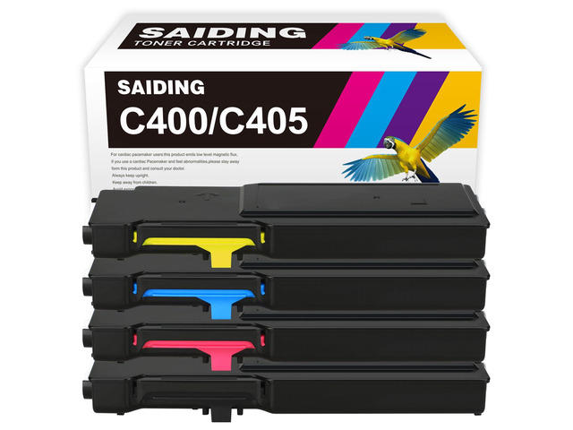 C400 C405 Toner Toner Cartridge Compatible for Xerox 106R03512 106R03513 106R03514 106R03515 to use with VersaLink C400 C400DN C405 C405DN Printer...
