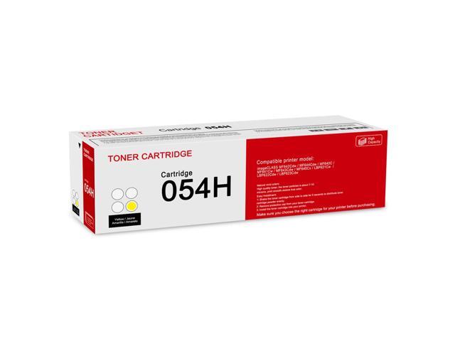 1 Pack 054H 3025C001 Yellow Toner Cartridge: Compatible CRG-054H Replacement for Canon imageCLASS MF642Cdw MF644Cdw MF640C MF641Cw MF643Cdw MF645Cx...