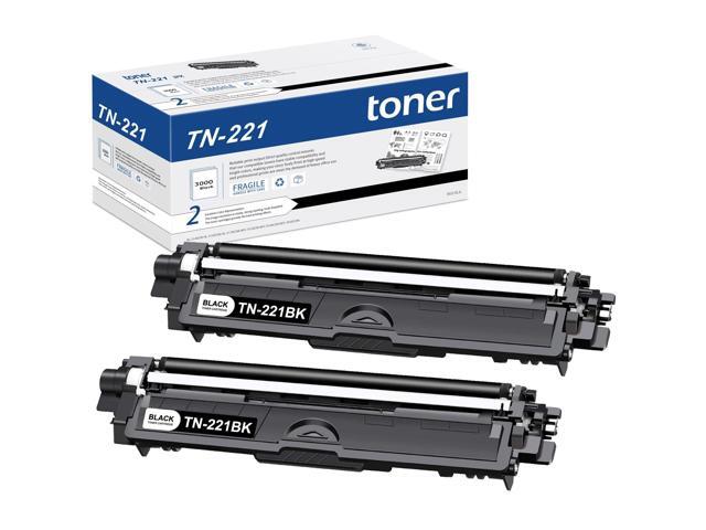 TN221 Black Toner Cartridge Replacement for Brother TN221BK TN221 TN-221 to use with HL-3140CW MFC-9330CDW HL-3170CDW HL-3180CDW MFC-9130CW...