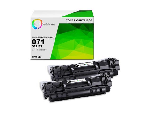 Compatible Canon 071 Black Toner Cartridge 2 Pack - Replacement for Canon 071 5645C001, Works with i-Sensys LBP122dw, imageClass LBP122dw, MF275's.