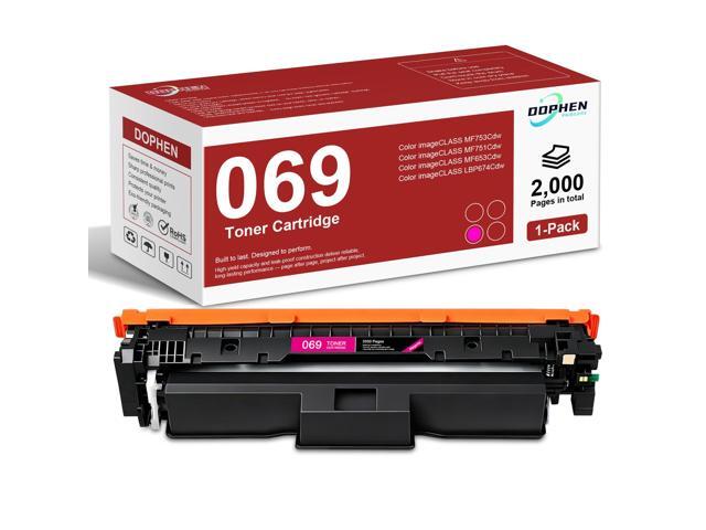 069 Magenta Toner Cartridge 1-Pack, Replacement for Canon 069 Toner, Works with Color ImageCLASS MF753Cdw MF751Cdw MF752Cdw MF756Cx LBP674Cdw.